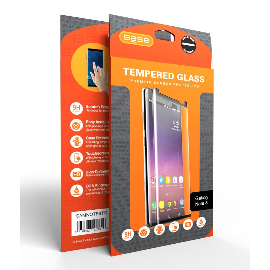 XBASE Samsung Galaxy Note 8 protective screen - Tempered glass - Clear