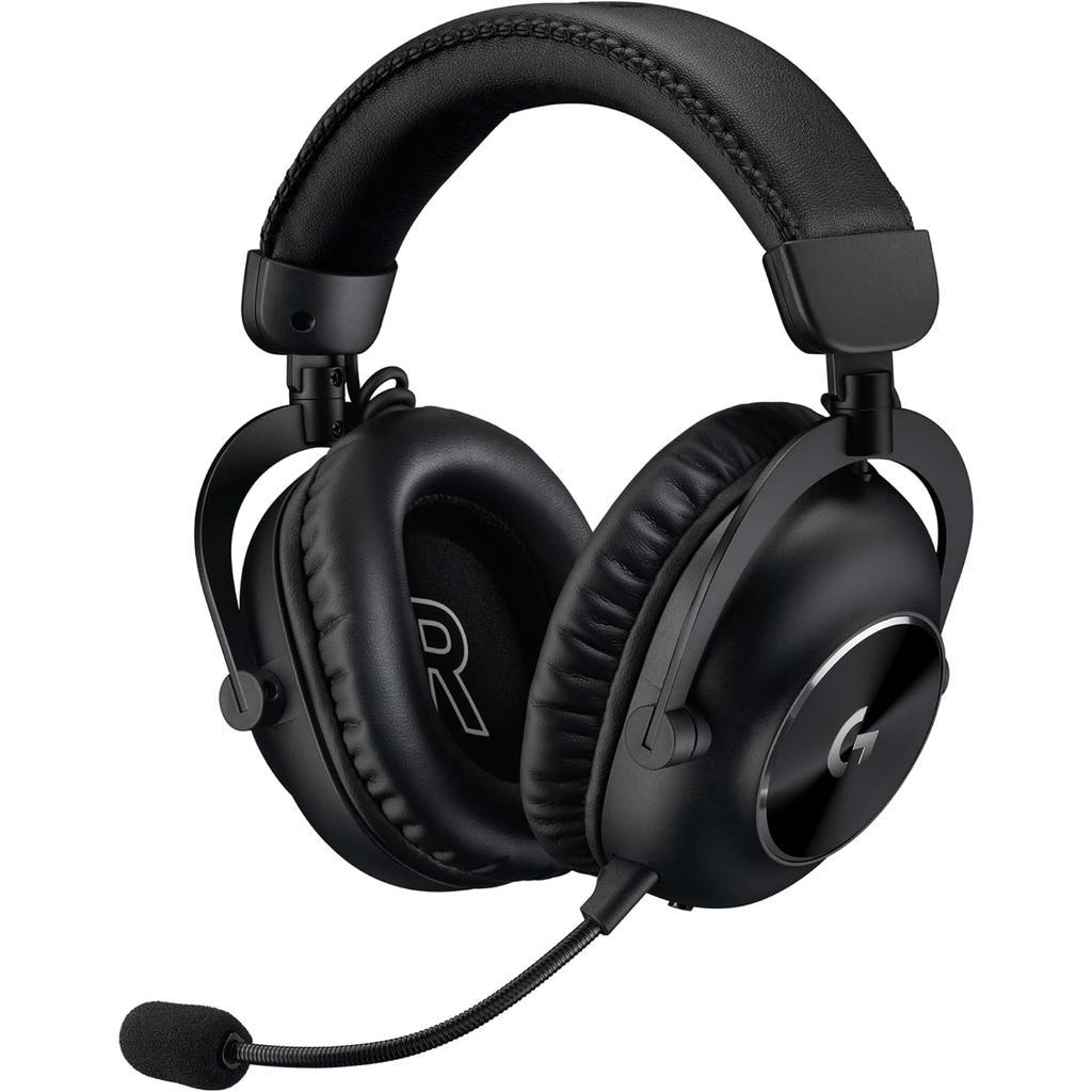 Casque réducteur de bruit gaming filaire + sans fil avec micro Logitech G Pro X Lightspeed - Noir Reconditionné - Logitech reconditionné disponible sur Backmarket