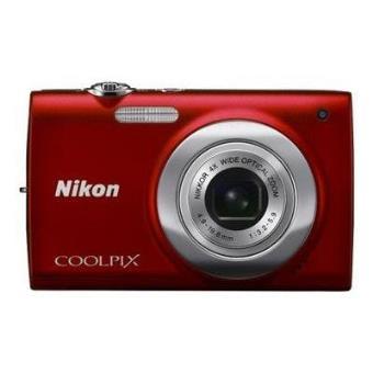 Compact Coolpix S2500 - Rouge + Nikon Nikkor 4X Wide Optical Zoom F/3.2-5.9