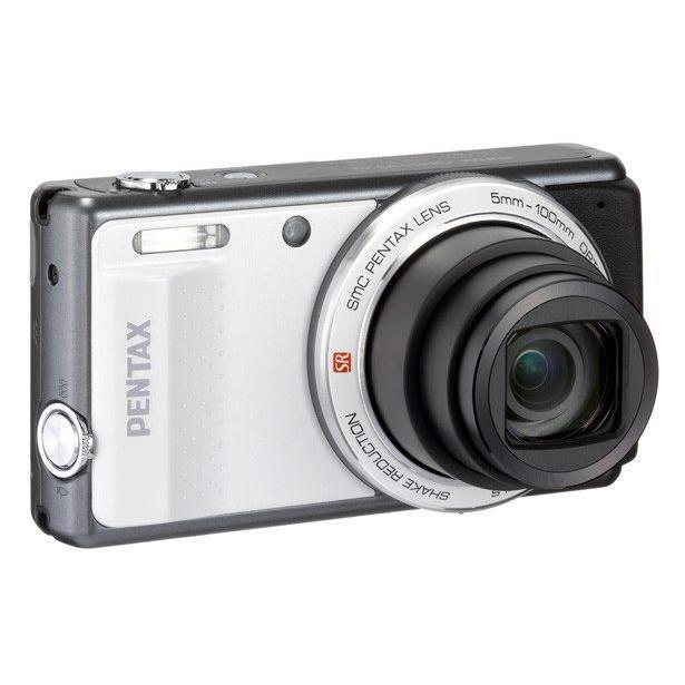 Compact Optio Vs20 - Blanc/Noir + Pentax Smc 20X Optical Zoom 28-560 Mm F/3.1-4.8 F/3.1-4.8