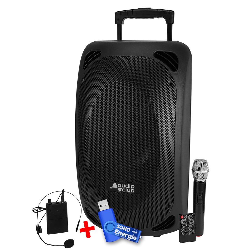 Audio Club MOOV28 Bluetooth Speakers Black Back Market