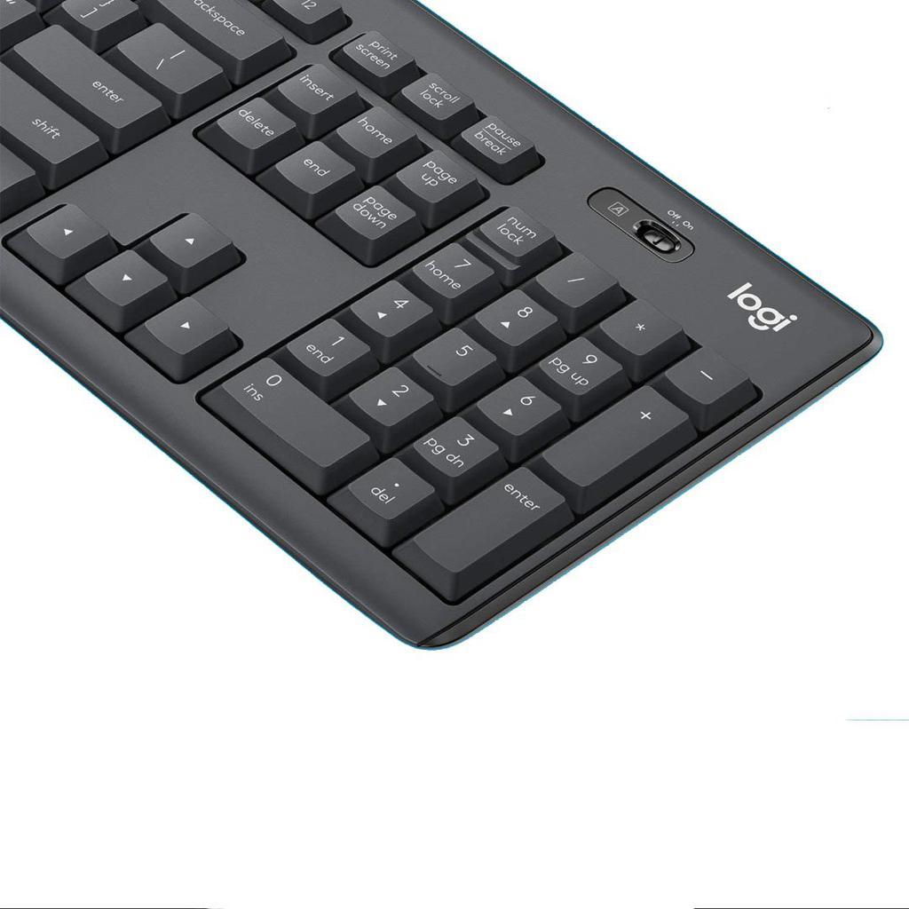 Logitech Teclado QWERTZ Alemán Wireless MK295