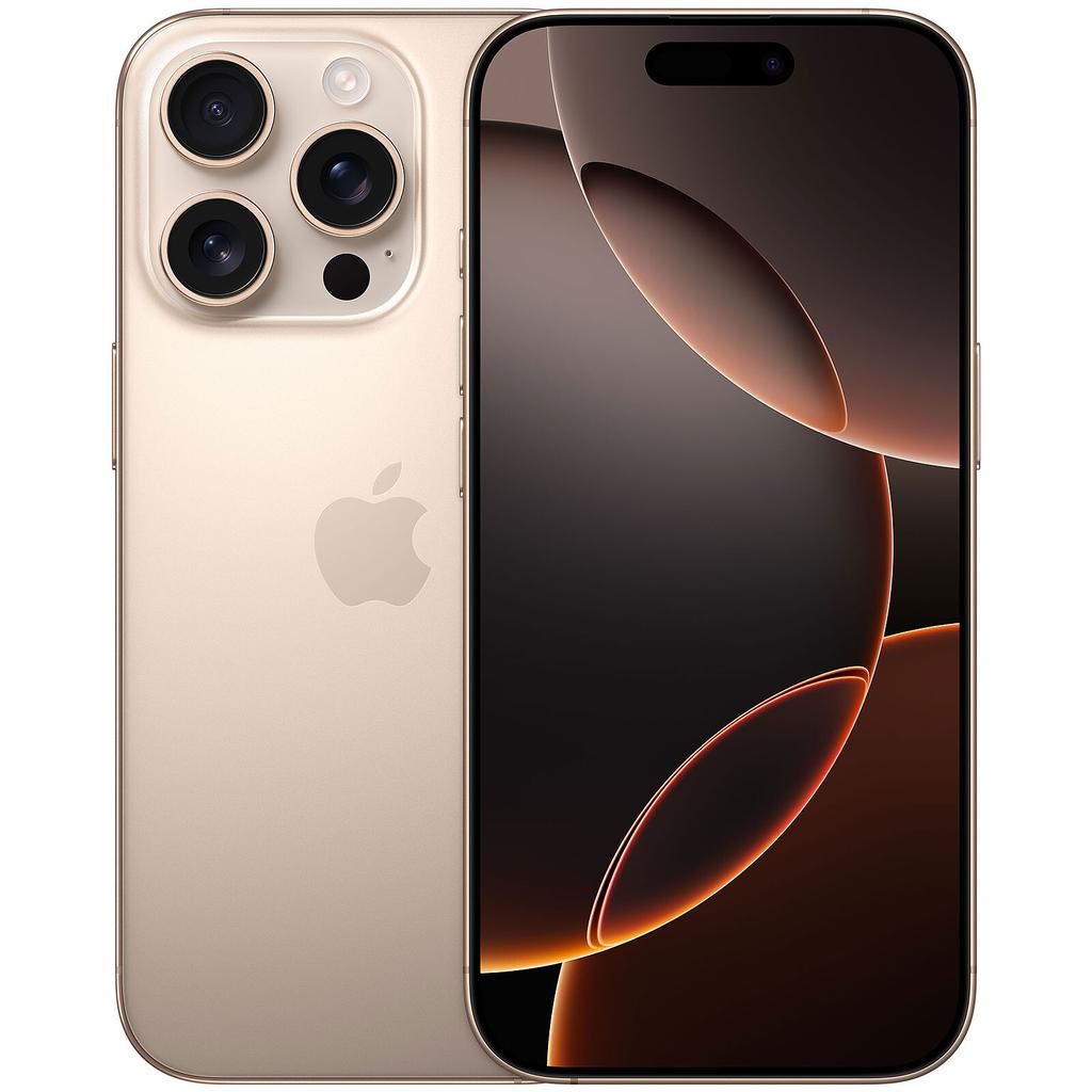 APPLE Smartphone iPhone 16 Pro Mobiltelefone Gr 512 GB goldfarben (titan wüstensand) Bestseller