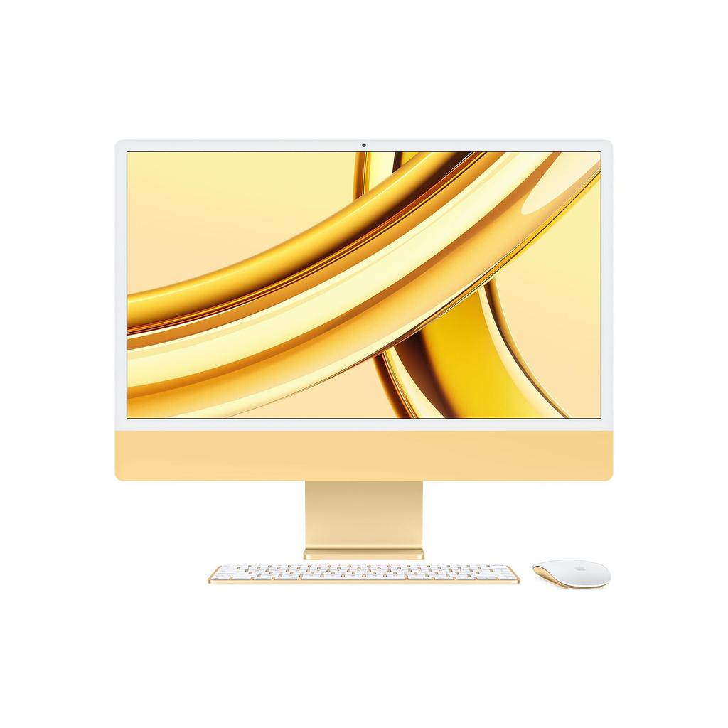 Apple iMac 24" (Fin 2023) M3 4.05Ghz - SSD 256 Go - 8Go Qwerty - Anglais