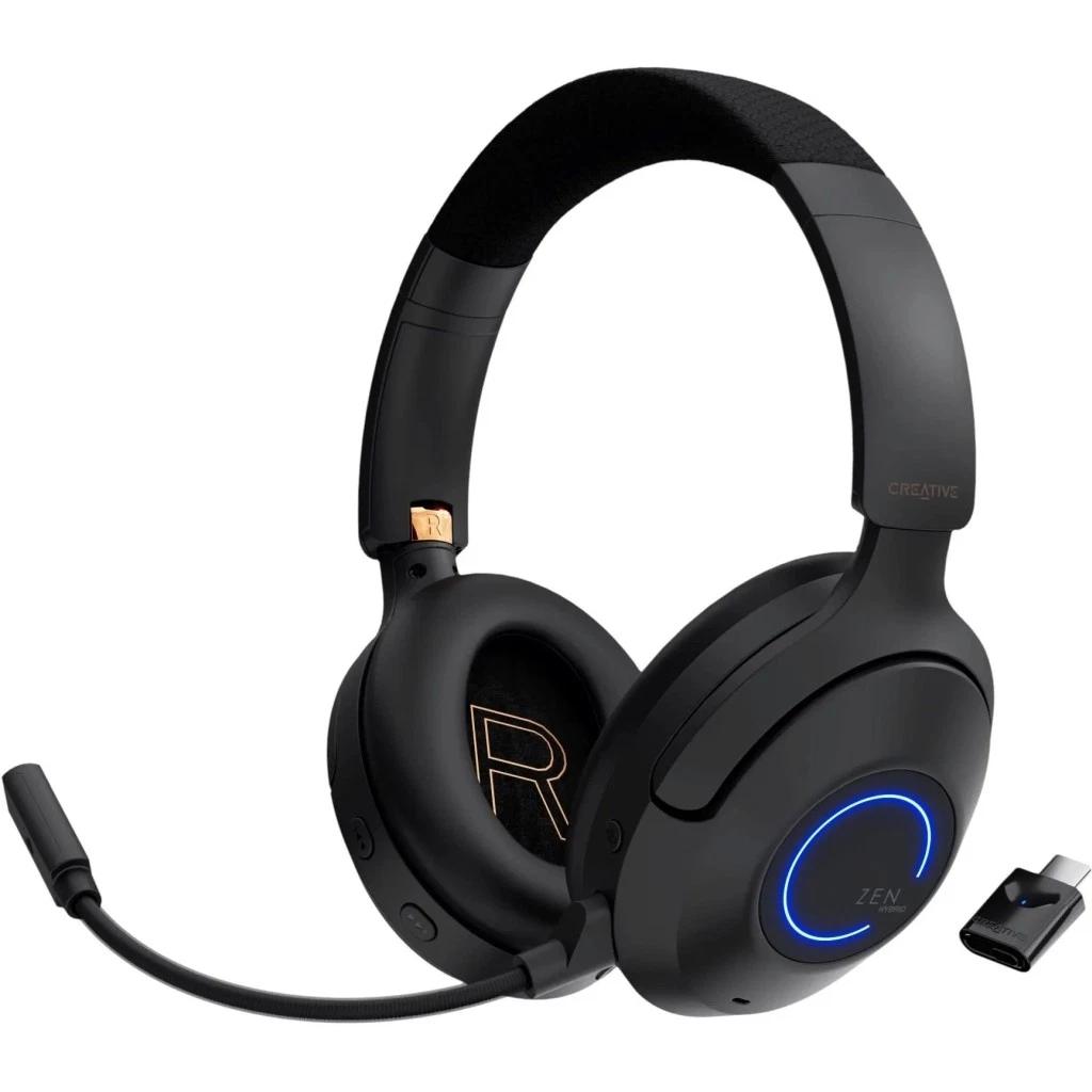 Casque Réducteur De Bruit Gaming Avec Micro Creative Zen Hybrid Pro Classic - Noir