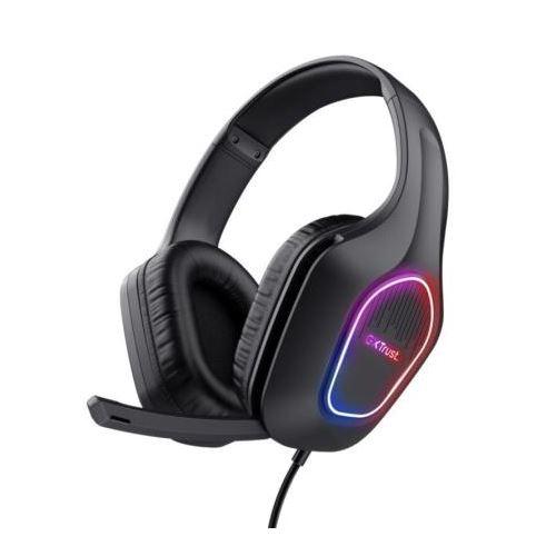 Casque Gaming Filaire Avec Micro Trust Gxt 416 Zirox - Noir