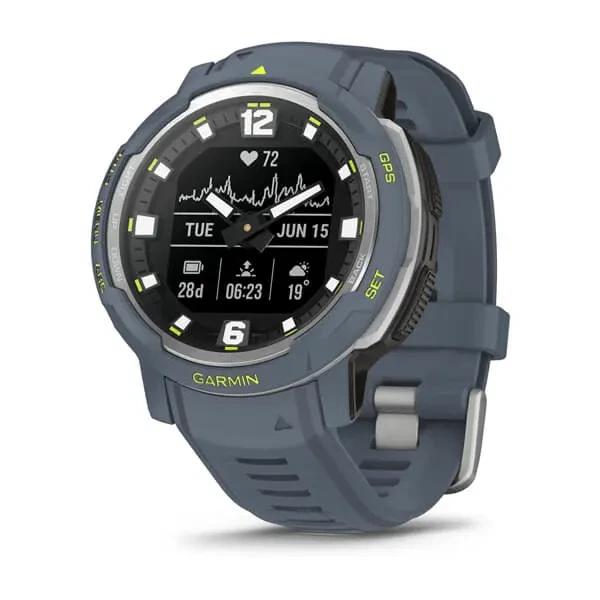 Montre Garmin Cardio GPS Instinct Crossover - Bleu