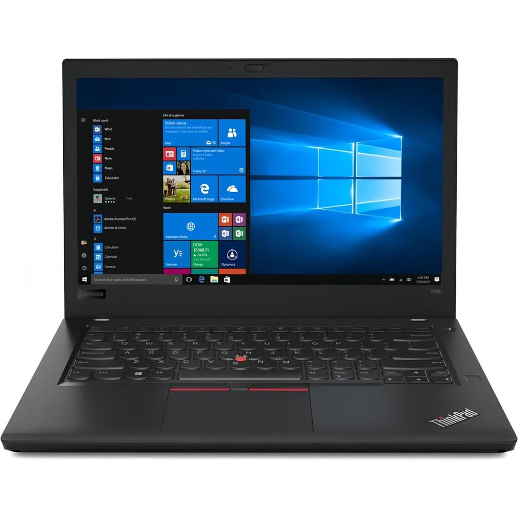 Lenovo Thinkpad T480 14" Core i7 1.8 Ghz - SSD 256 Go - 32Go Qwerty - Suédois