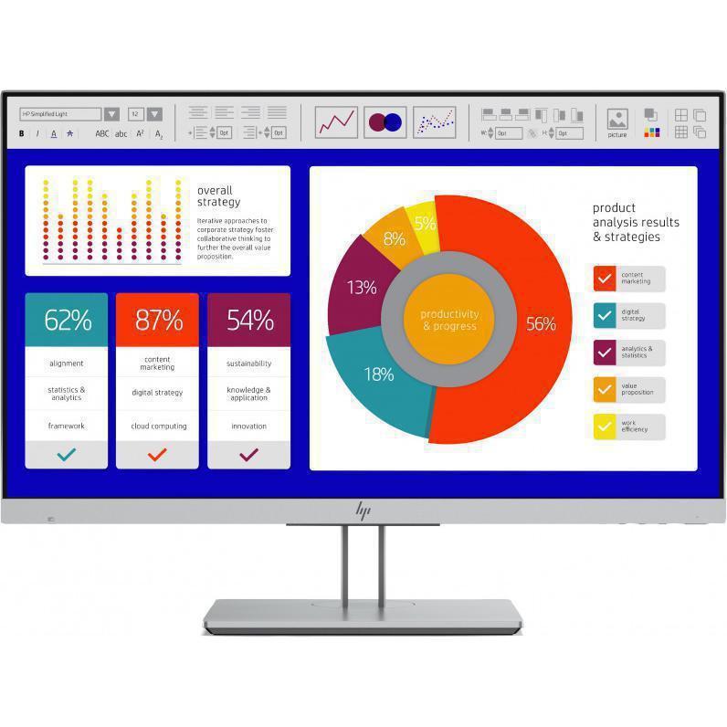 Écran 23" Led Fhd HP Elitedisplay E243P
