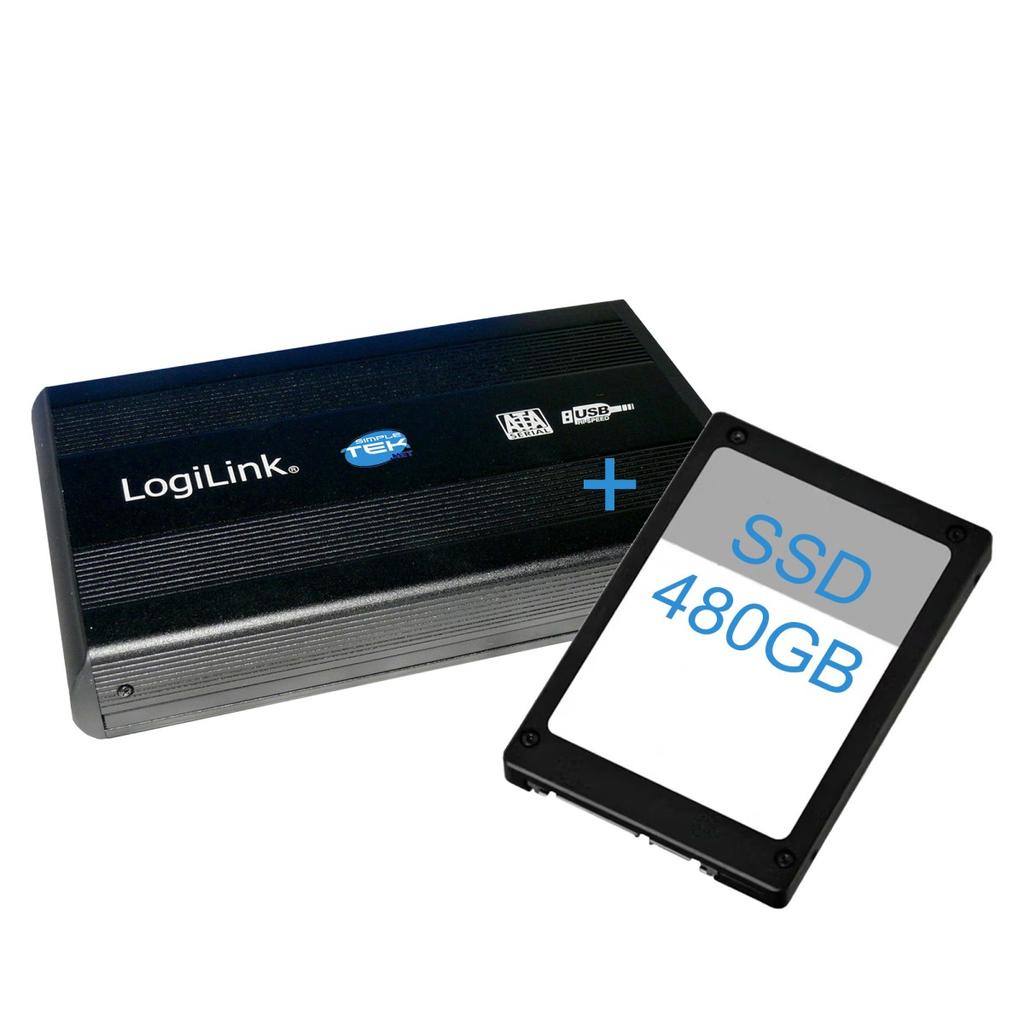 Disque Dur Externe Logilink Ua0107 - SSD 480 Go Usb 3.0