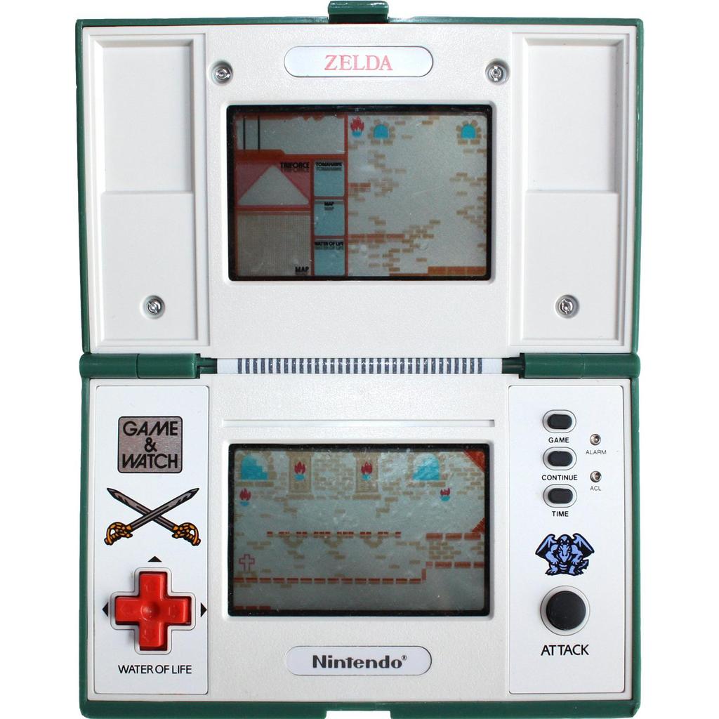 Nintendo Game & Watch Zelda Multi Screen Blanc/Vert Back Market