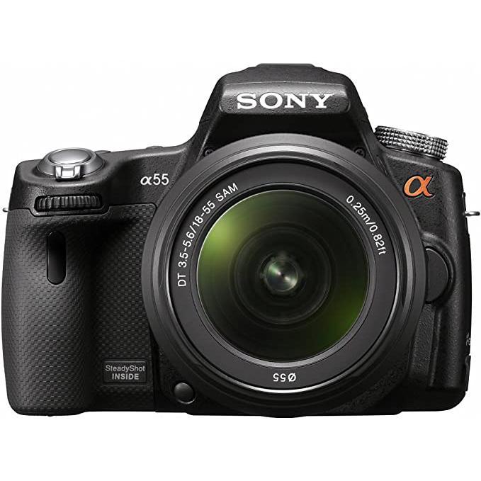 Reflex - Sony Alpha SLT-A55V Noir + Objectif Sony DT 18-55mm f/3.5-5.6 SAM