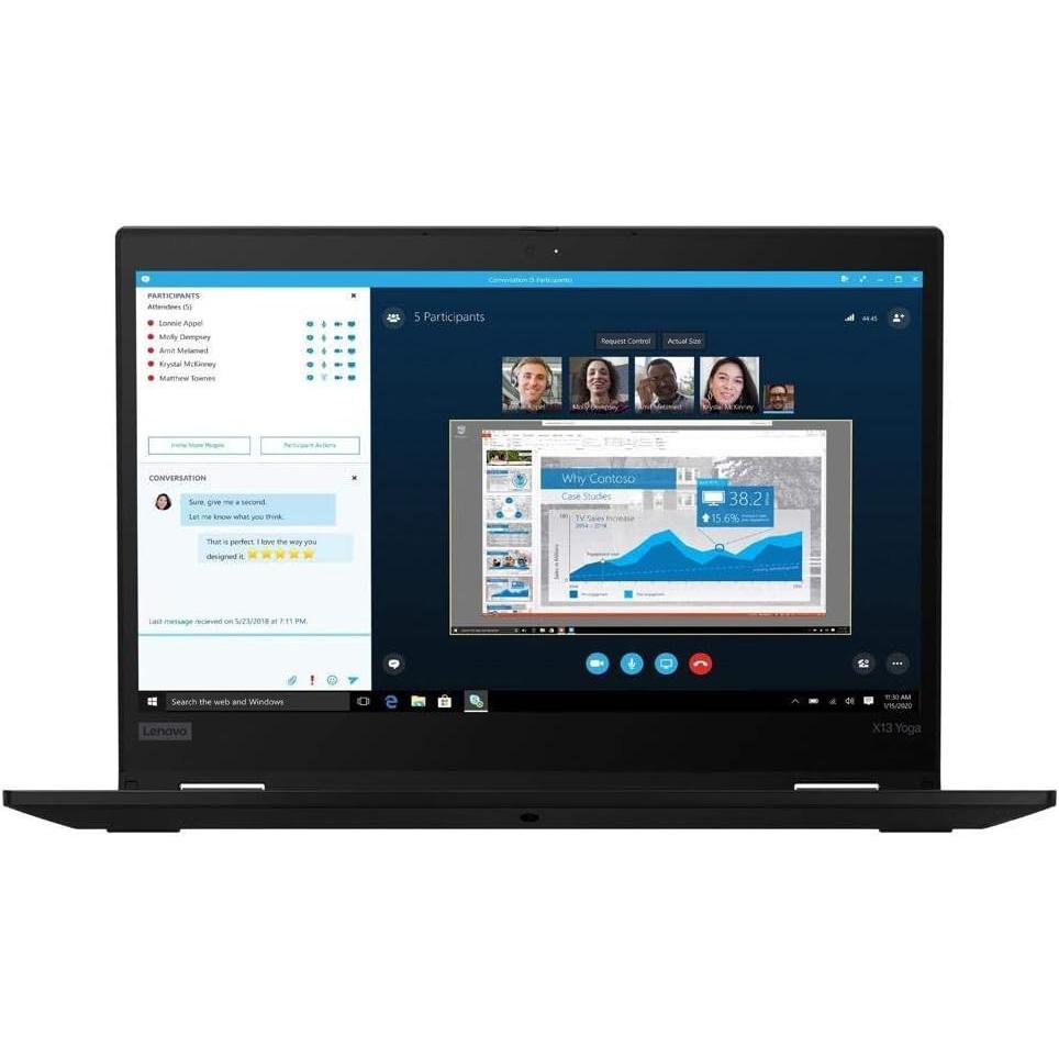 Lenovo Thinkpad X13 Yoga G1 13" Core i7 1.8 Ghz - SSD 1To - 16Go Qwerty - Suédois