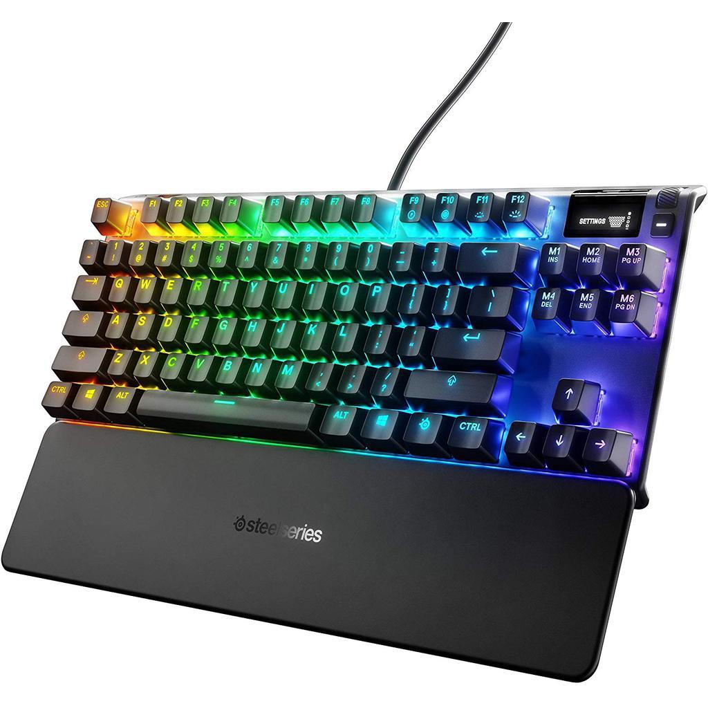 Steelseries Keyboard QWERTY Backlit Keyboard Apex Pro TKL | Back