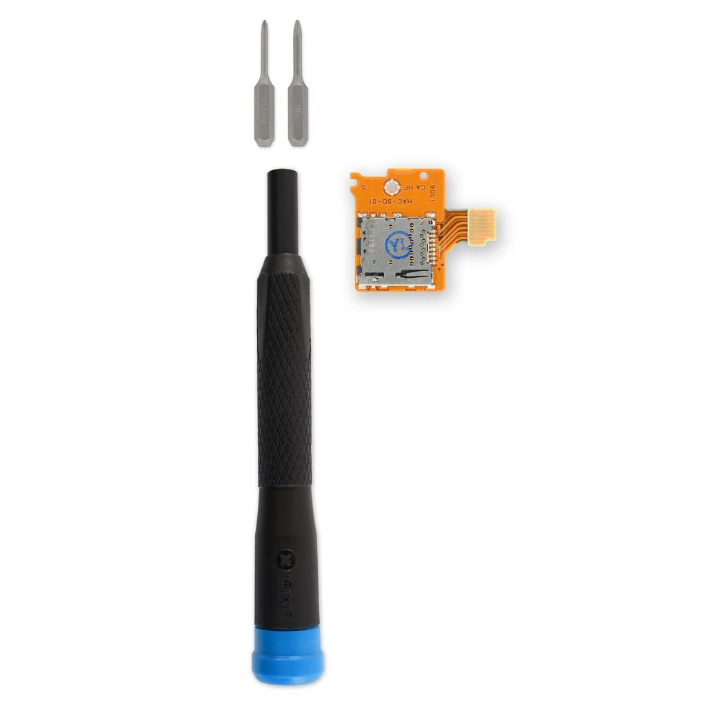 Acheter iFixit Nintendo Switch Kit de réparation Lecteur de carte micro SD Reconditionné - 24,95 € iFixit Nintendo Switch Kit de réparation Lecteur de carte micro SD Reconditionné - iFixit reconditionné disponible sur Backmarket