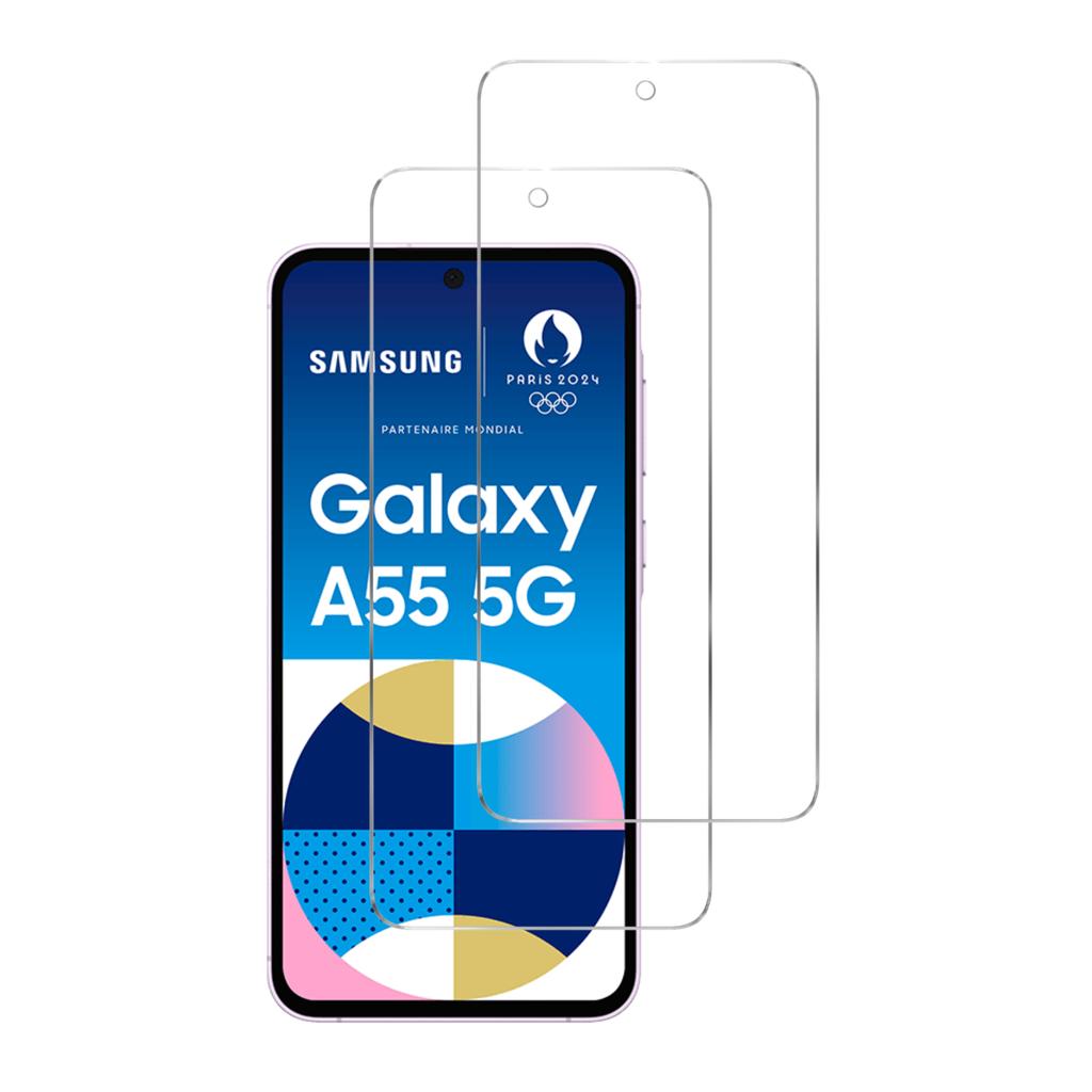 Écran De Protection Samsung Galaxy A55 5G Verre Trempé - Verre Trempé - Transparent