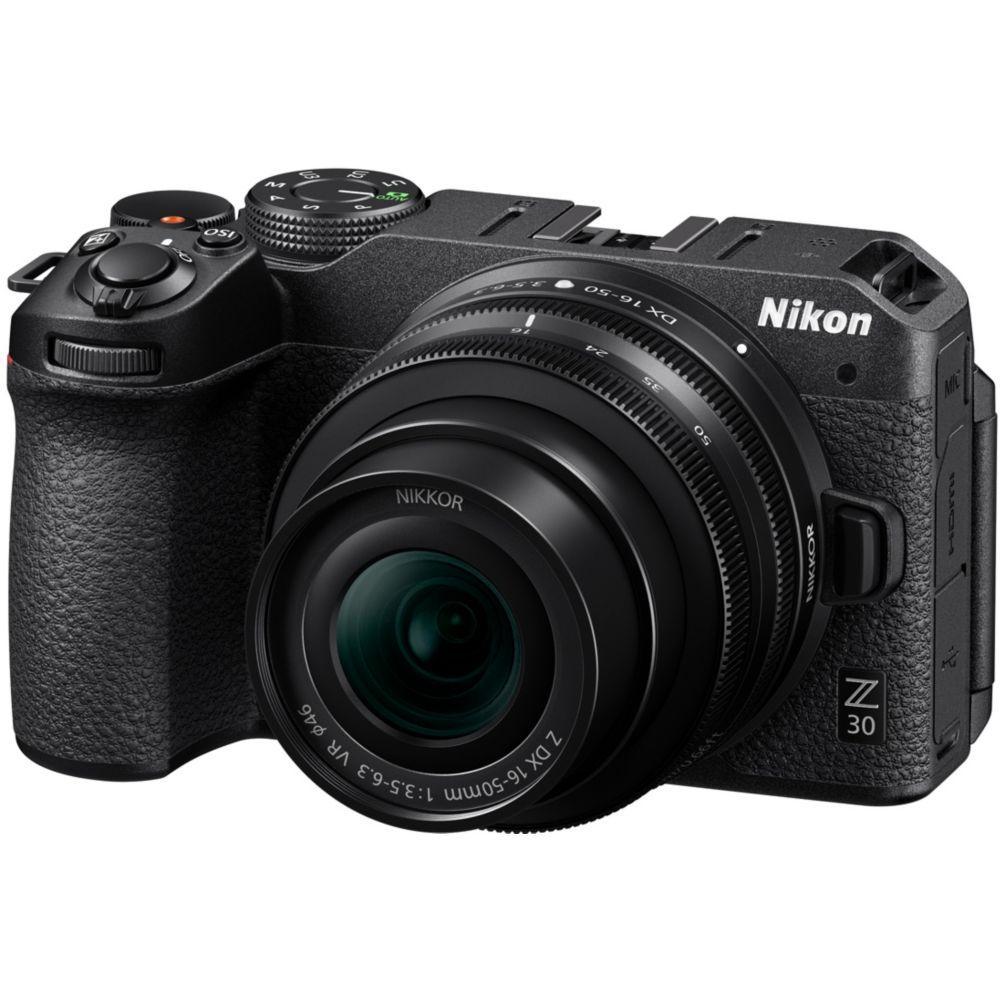 Kit Z 30 - Noir + Nikkor Nikkor Z Dx 16-50Mm F/3.5-6.3 Vr F/3.5-6.3