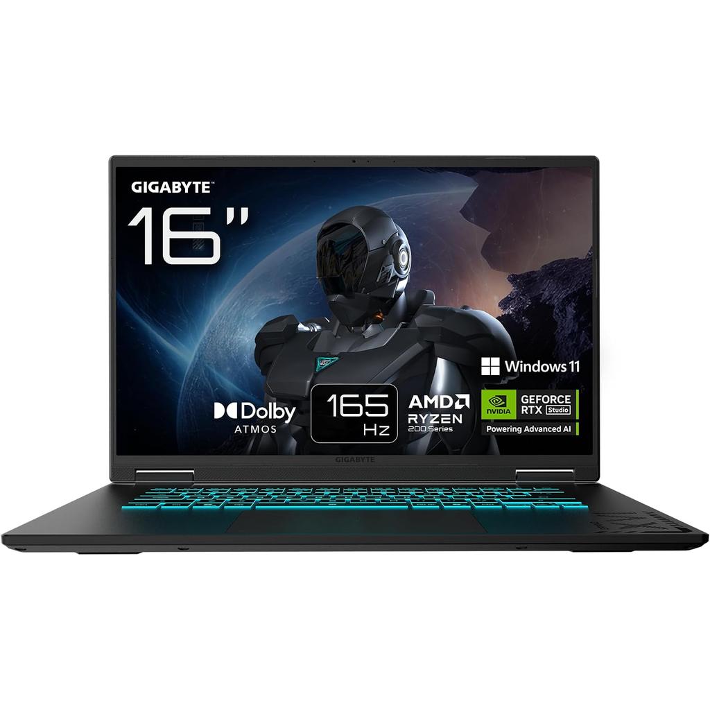 Gigabyte Gaming A16 Cwhi3Dec94Sh 16" Ghz - SSD 1 Tb - 16 Go - Nvidia Geforce Rtx 5070 Max-Q Qwertz - Allemand