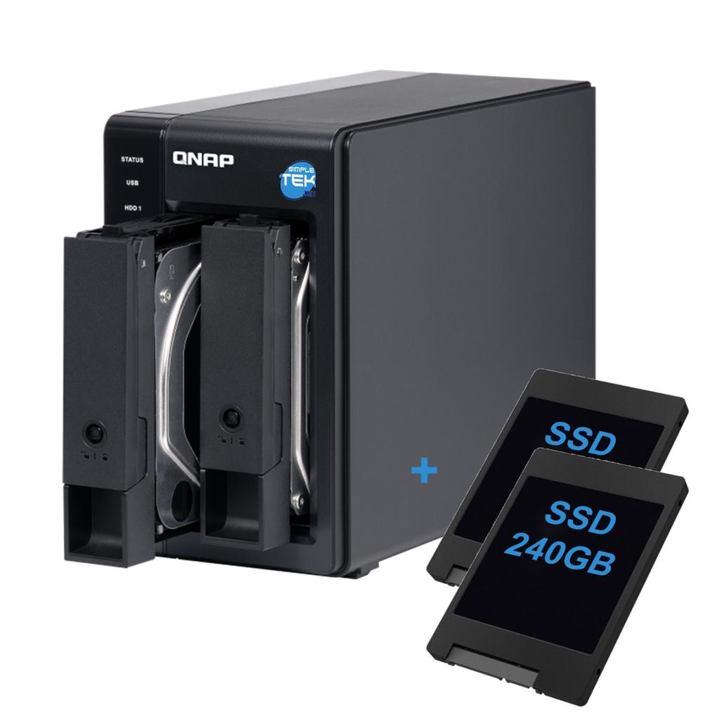 Qnap Tr-002 Das Storage 2-Bay - 480Gb - 0 Gb Ram Microprocessor With Hardware Raid