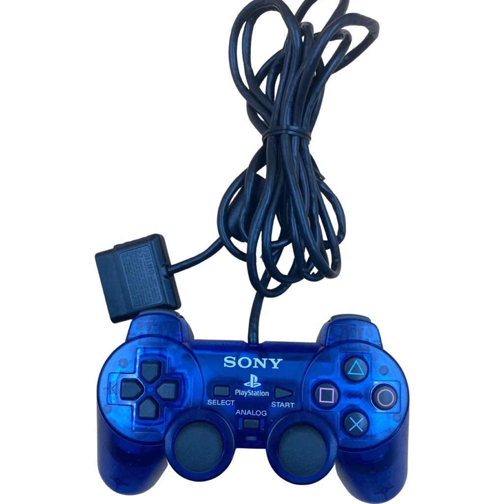MANETTE OFFICIELLE DUALSHOCK vert emeraude/transparente Sony Playstation 2 PS2 EUR 17,90 - FR