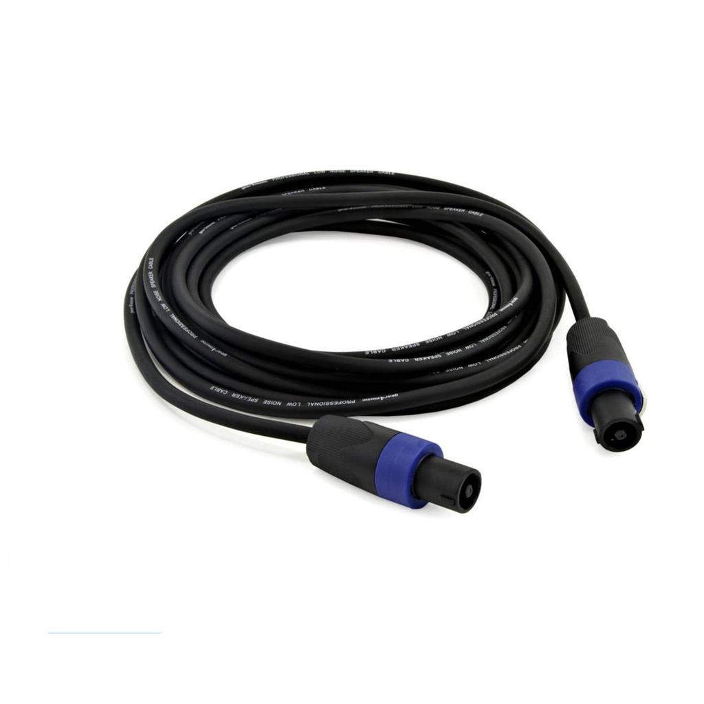 Câble Lot De 4 Câbles Speakon Mâle / Mâle 10 M Pour Enceintes Soundlab Go38Zg