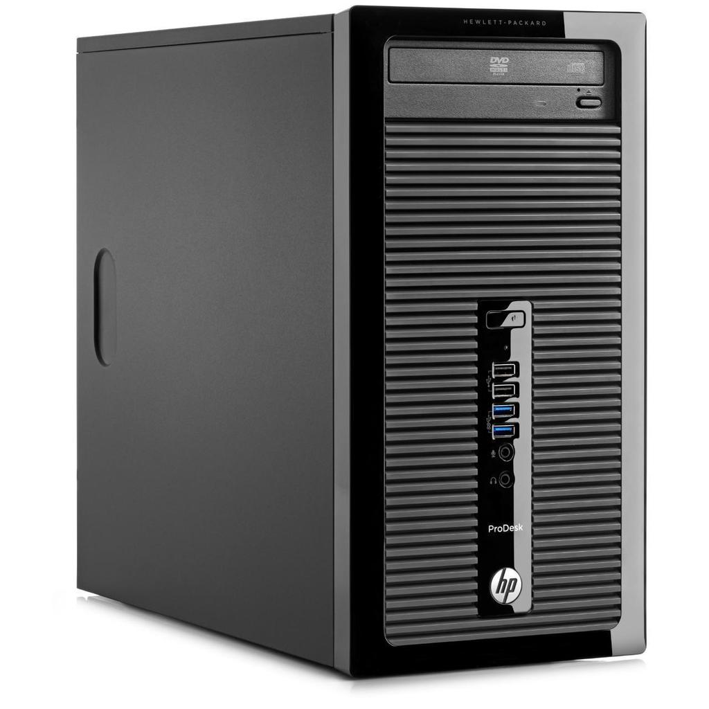 Hp Prodesk 400 G1 Mt Core I5 3.2 Ghz - Ssd 256 Go + Hdd 500 Go Ram 8 Go