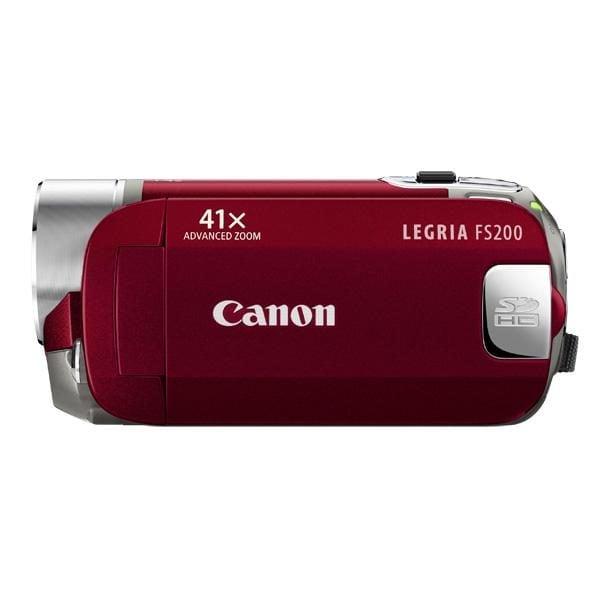 Caméra Canon Legria Fs200 - Noir/Rouge