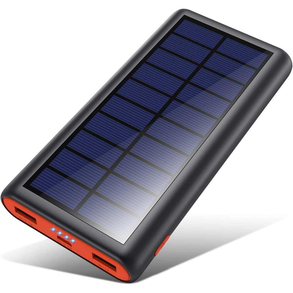 Batterie Externe Simpletek Power Bank 26800Mah 5V 2Xusb 1Xmicro-Usb Solar Panel