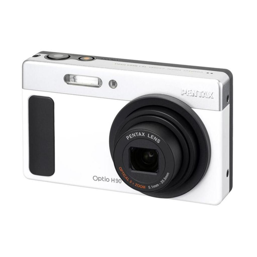 Compact Optio H90 - Blanc/Gris + Pentax Optical Zoom 28-140Mm F/3.5-5.9 F/3.5-5.9
