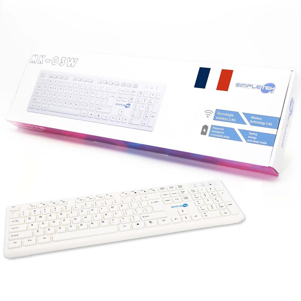 Clavier Simpletek Azerty Français Sans-Fil Mk-03W