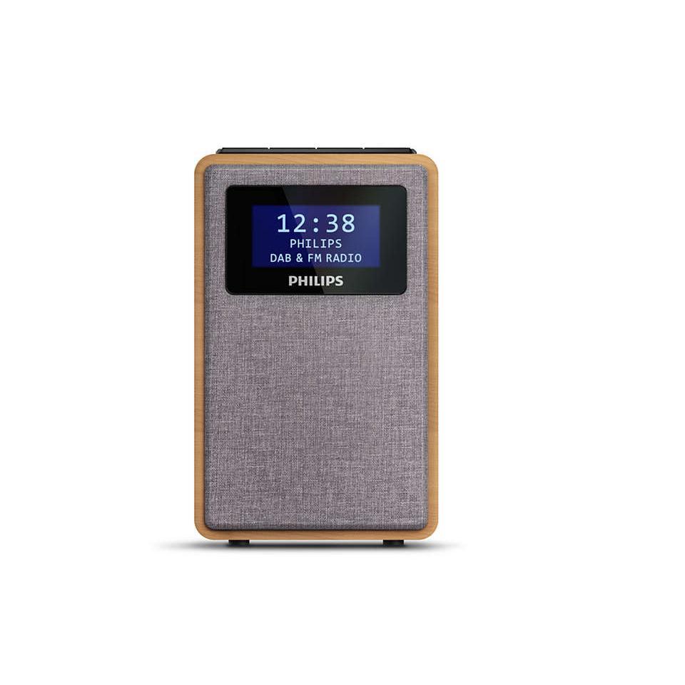 Philips TAR5005/10 Rádio alarm