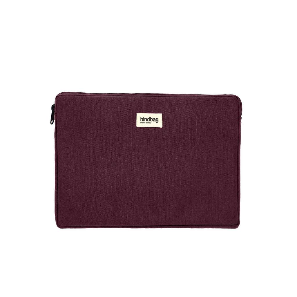 Housse Ordinateurs Portables 13" - Coton - Mauve