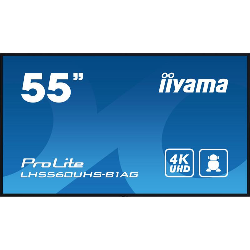 Écran 55" Led 4K Ultra Hd Iiyama Lh5560Uhs-B1Ag