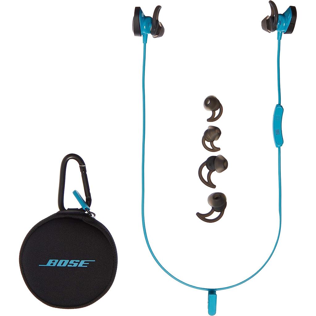 Bose SoundSport Earbud NoiseCancelling Bluetooth Earphones Blue/Black Back Market