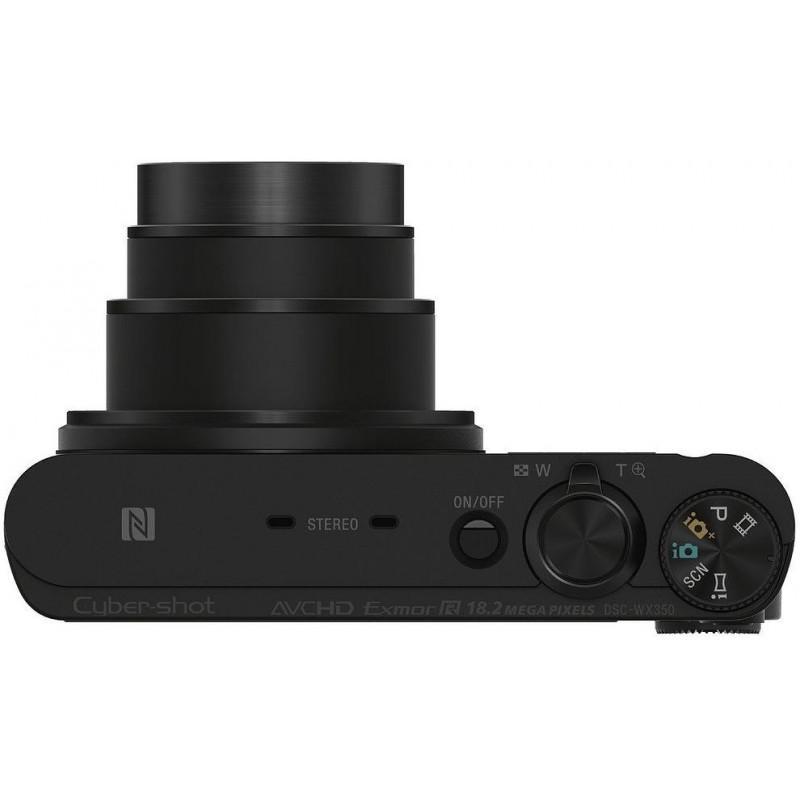 Kompakt Kamera Cyber-shot DSC-WX350 - Schwarz + Sony Sony Lens G