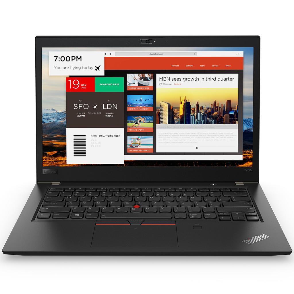 Lenovo Thinkpad T480S 14" Core i5 1.6 Ghz - SSD 950 Go - 24 Go Qwerty - Italien