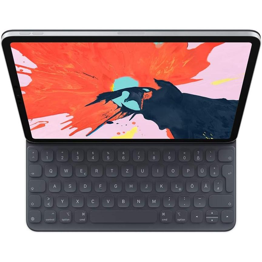 Smart Keyboard Folio (iPad not included) 12.9" (2018) - Charcoal gray - AZERTY - Canadian