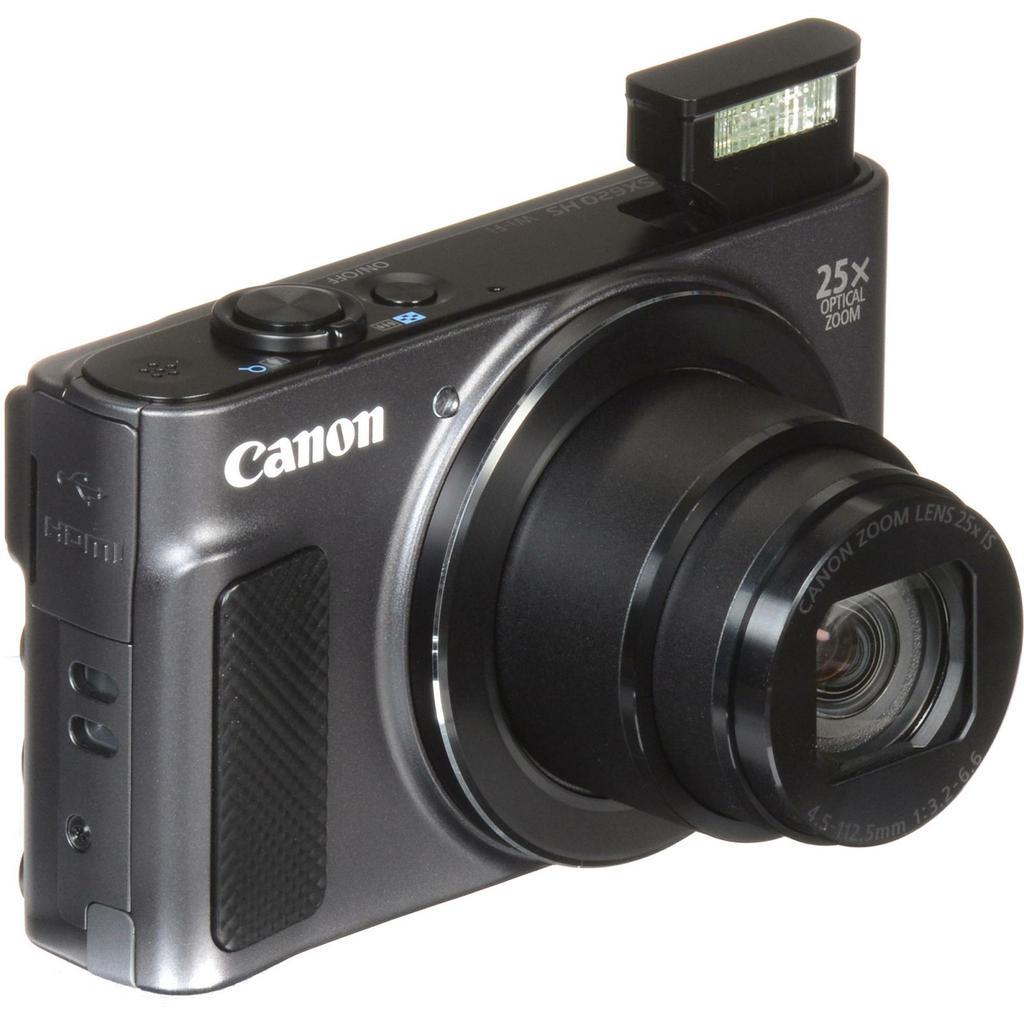 Compact PowerShot SX620 HS - Black + Canon Zoom Lens 25X 4.5-112.5