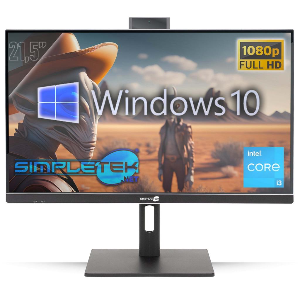 Simpletek 2Nd Gen Aio 22" Core I3 2.5 Ghz - Ssd 1 Tb - 16Gb Qwerty - Italien