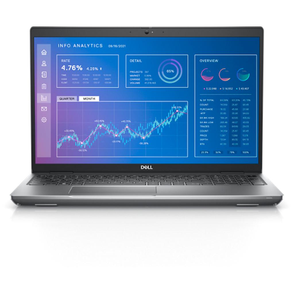 Dell Precision 3561 15" Core i7 2.3 Ghz - SSD 256 Go - 16Go Qwerty - Anglais