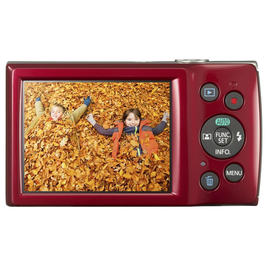 Compact - Canon Ixus 175 - Rouge + Canon Zoom Lens 8X 5.0-40.0Mm F/3.2-6.9