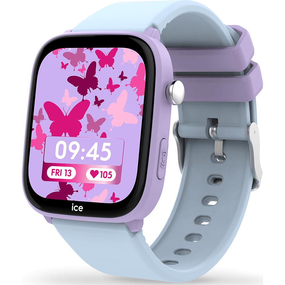 Montre Ice Watch Cardio GPS Smart Junior 3.0 Find My Watch - Bleu/Mauve
