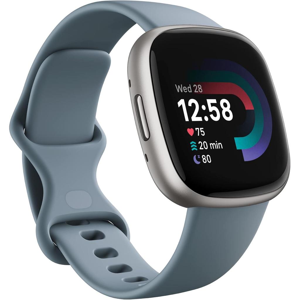 Montre Fitbit Cardio GPS Versa 4 Fitness - Bleu