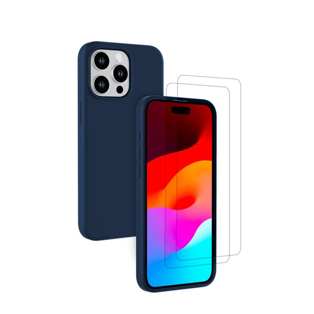 Acheter Coque iPhone 15 Pro et 2 écrans de protection - Silicone - Navy Blue Reconditionné - 22,99 € Coque iPhone 15 Pro et 2 écrans de protection - Silicone - Navy Blue Reconditionné - N/A reconditionné disponible sur Backmarket