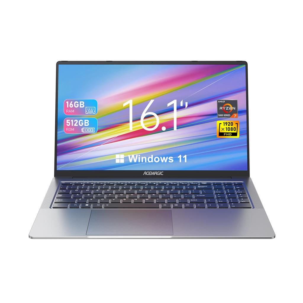 Acemagic Ax16 Pro 16" Ryzen 7 1.8 Ghz - SSD 512 Go - 16 Go Azerty - Français