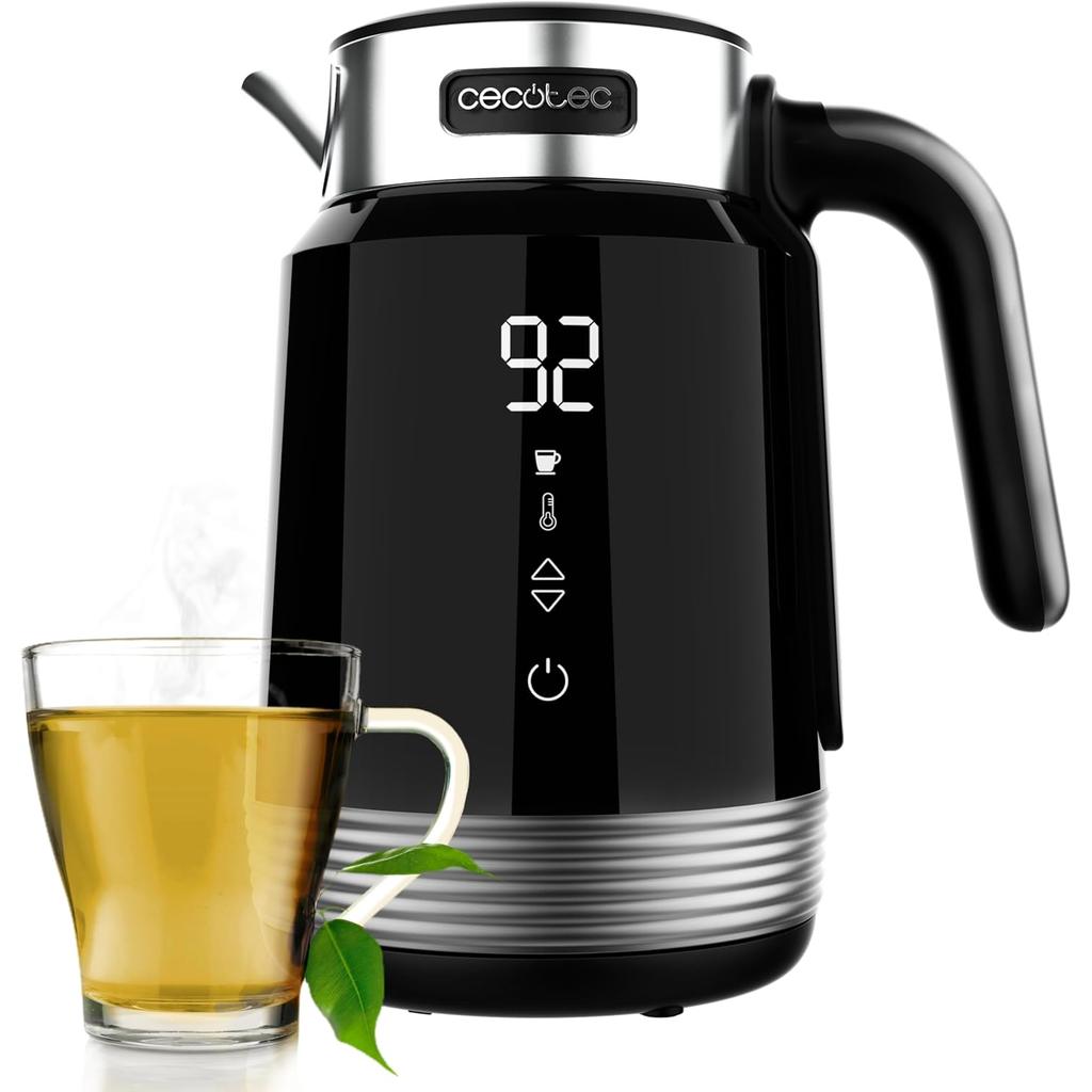 Cecotec Thermosense 600 Touch Black Noir 1,7000L - Bouilloire Électrique