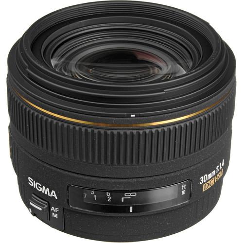 Objectif Sigma 30Mm F/1.4 Ex Dc Hsm Canon Af 30Mm F/1.4