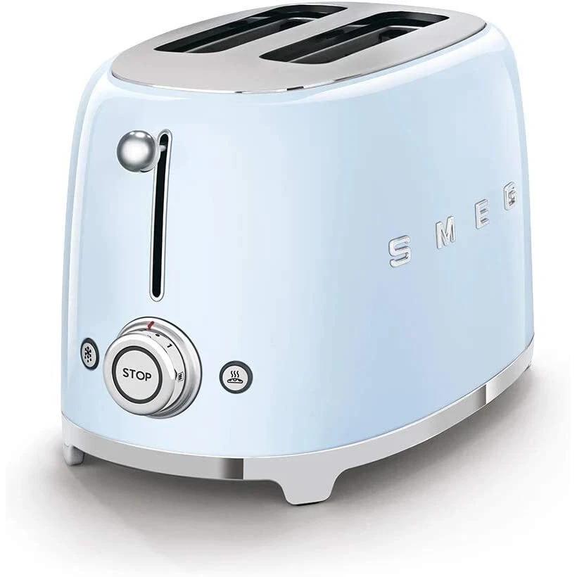 Grille Pain Smeg Tsf01Wheu 2 Fentes - Bleu Clair