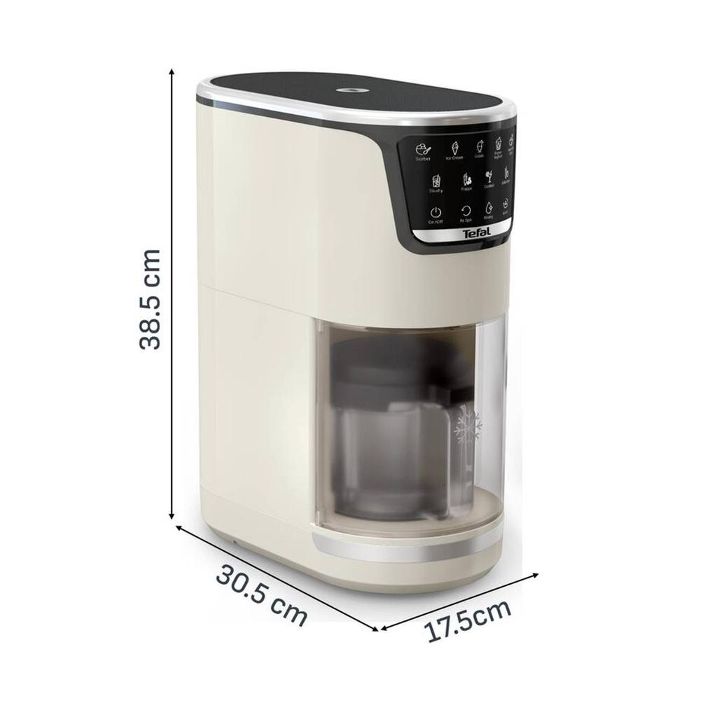 Tefal Ig602Ae0R Machine à Glaces et Glaces à L’Italienne