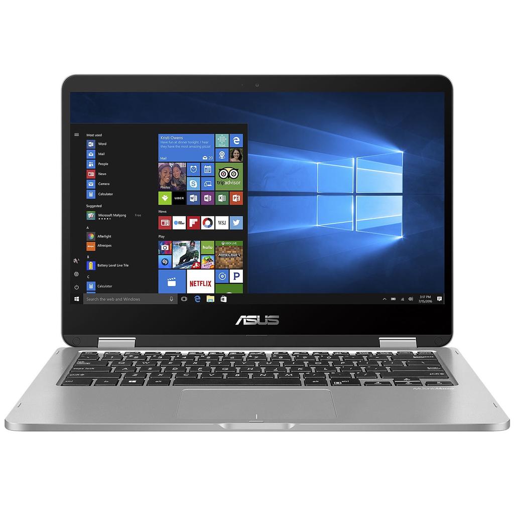 Asus Vivobook Flip Tp401M 14" Pentium Silver 2 Ghz - SSD 256 Go - 4 Go Azerty - Français